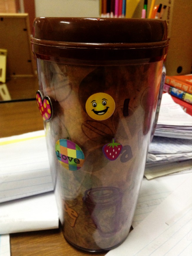 This is actually my sister's tumbler. I stole it from her. Lol! 